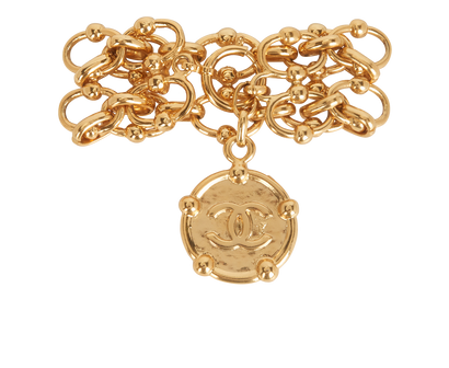 Chanel Chain Link Bracelet, &pound;495, Jewellery, Gold, Brass, Front view
