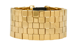 Chloe Tilly Link Bracelet, Brass, Gold, MII, Sz S/M, DB/B, 3*