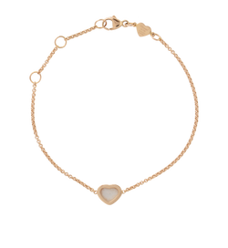 Chopard My Happy Hearts Bracelet, 18K RoseGold/M.Of Pearl, MIG, B/Cert, 3*