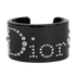 Christian Dior Logo Studded Cuff Bracelet, front view