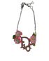 Christian Dior Flower Bracelet, £130, Jewellery, Green/Pink/Silver, Stainless Steel, Other view