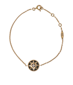 Christian Dior Rose De Vents Bracelet, 18k Gold/Diamond, 145606, B/RCT, 3*