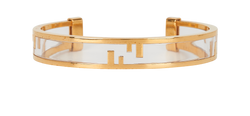 Fendi FF Cuff Bracelet, Brass, Gold, DB/B, 2*