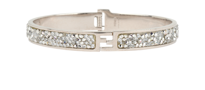 Fendi Crystal Logo Bracelet, front view