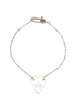 Gucci Heart Pendant Bracelet, &pound;120, Jewellery, Silver, Sterling Silver, Front view