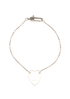 Gucci Heart Pendant Bracelet, &pound;120, Jewellery, Silver, Sterling Silver, Back view