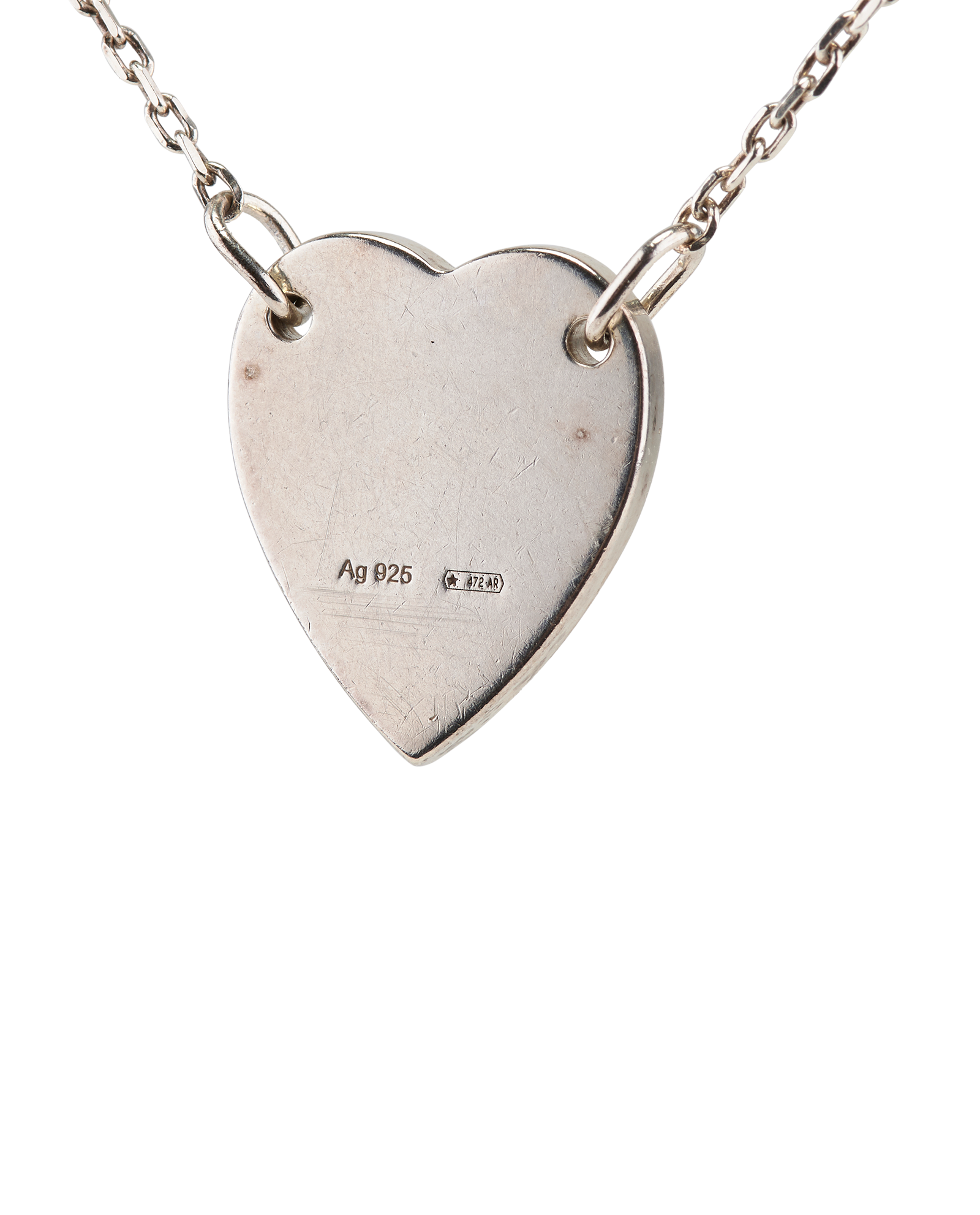 Gucci Heart Pendant Bracelet, &pound;120, Jewellery, Silver, Sterling Silver, Other view