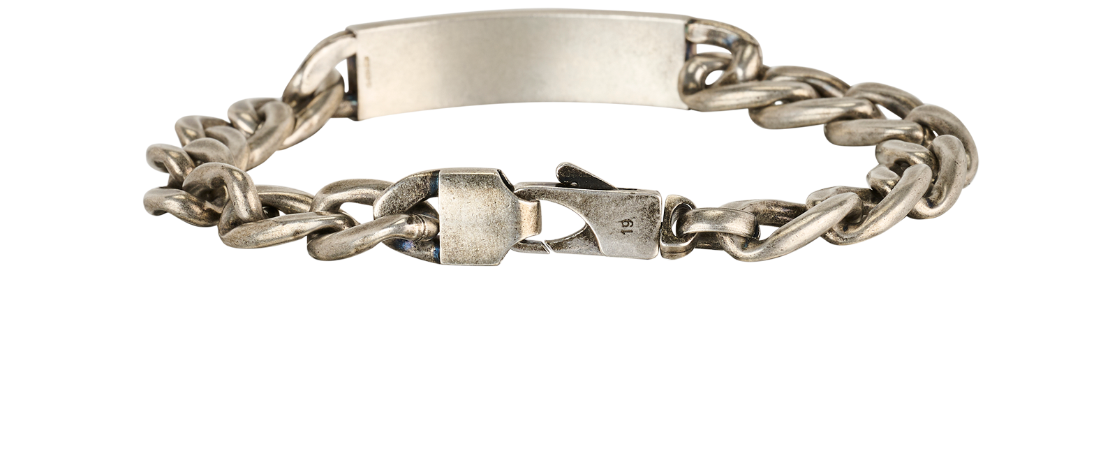 Gucci Cubain Chain Bracelet, &pound;180, Jewellery, Silver, Silver, Back view