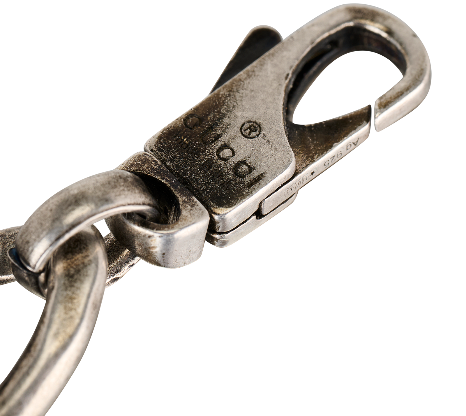 Gucci Cubain Chain Bracelet, &pound;180, Jewellery, Silver, Silver, Other view