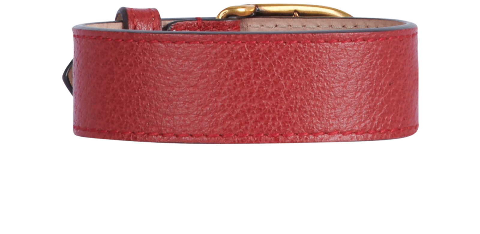 Gucci  GG Marmont Bracelet, &pound;220, Jewellery, Red, Leather, Back view