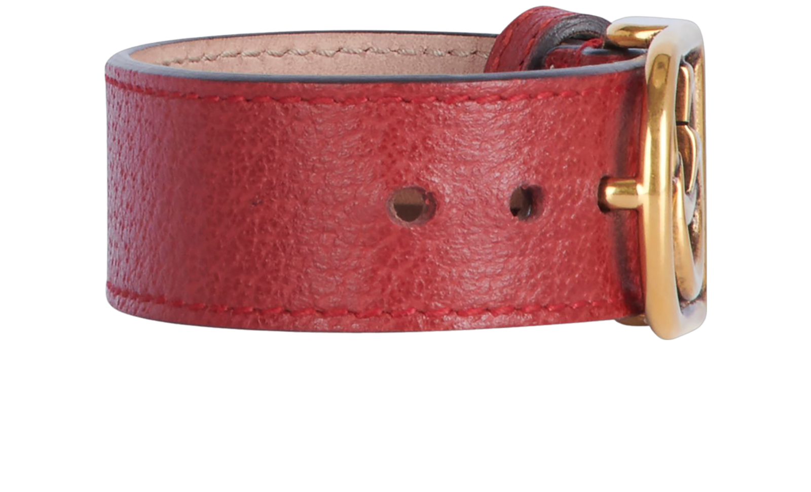 Gucci  GG Marmont Bracelet, &pound;220, Jewellery, Red, Leather, Side view