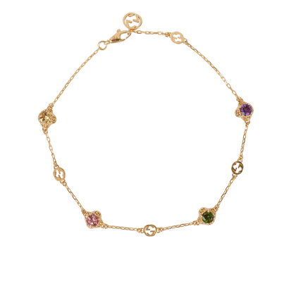 Gucci Interlocking G Gemstones Bracelet, front view