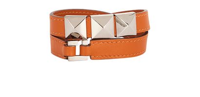 Hermes Medor Rockstud Wrap Bracelet, front view