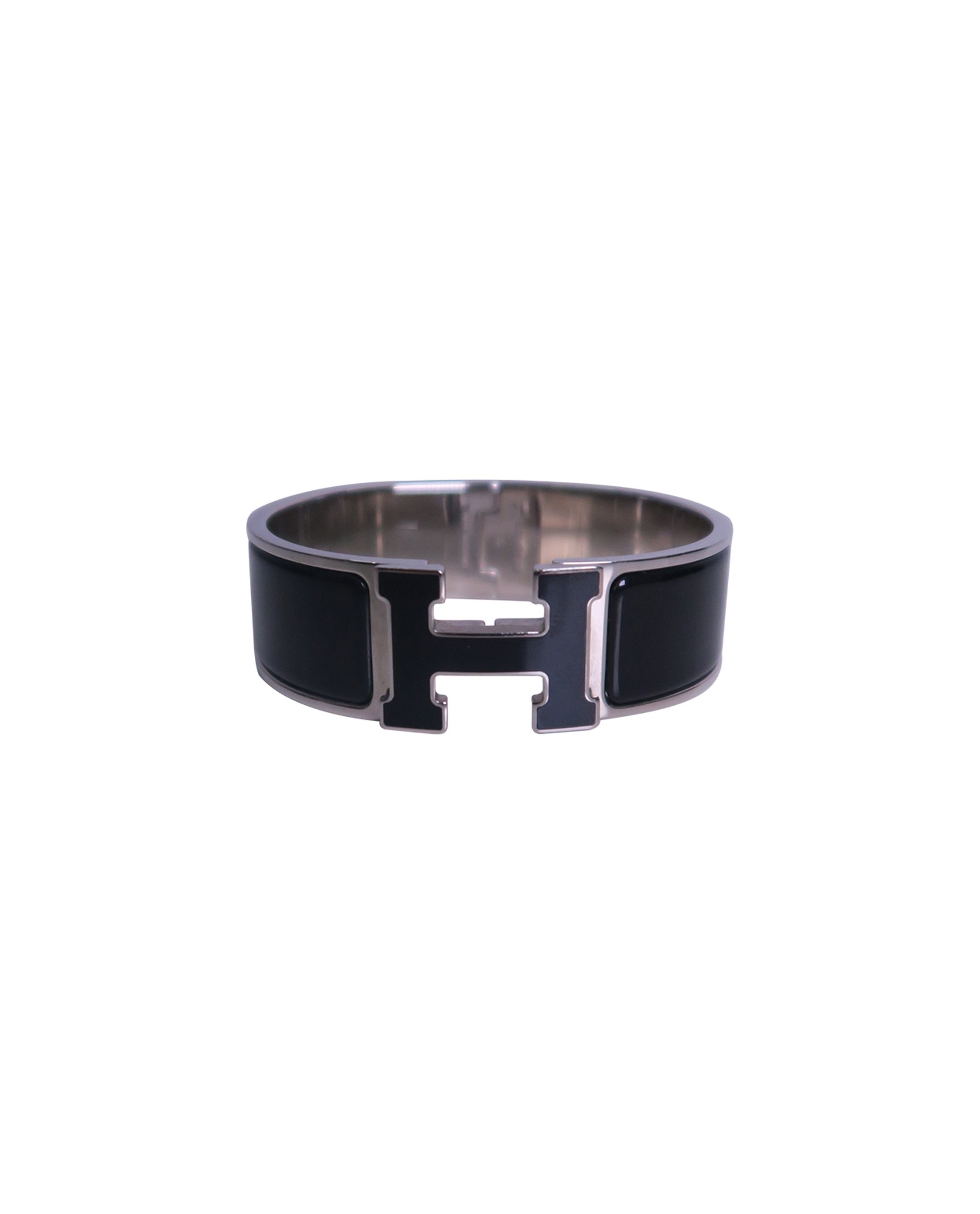 Hermès // Black Clic Clac H Bracelet – VSP Consignment