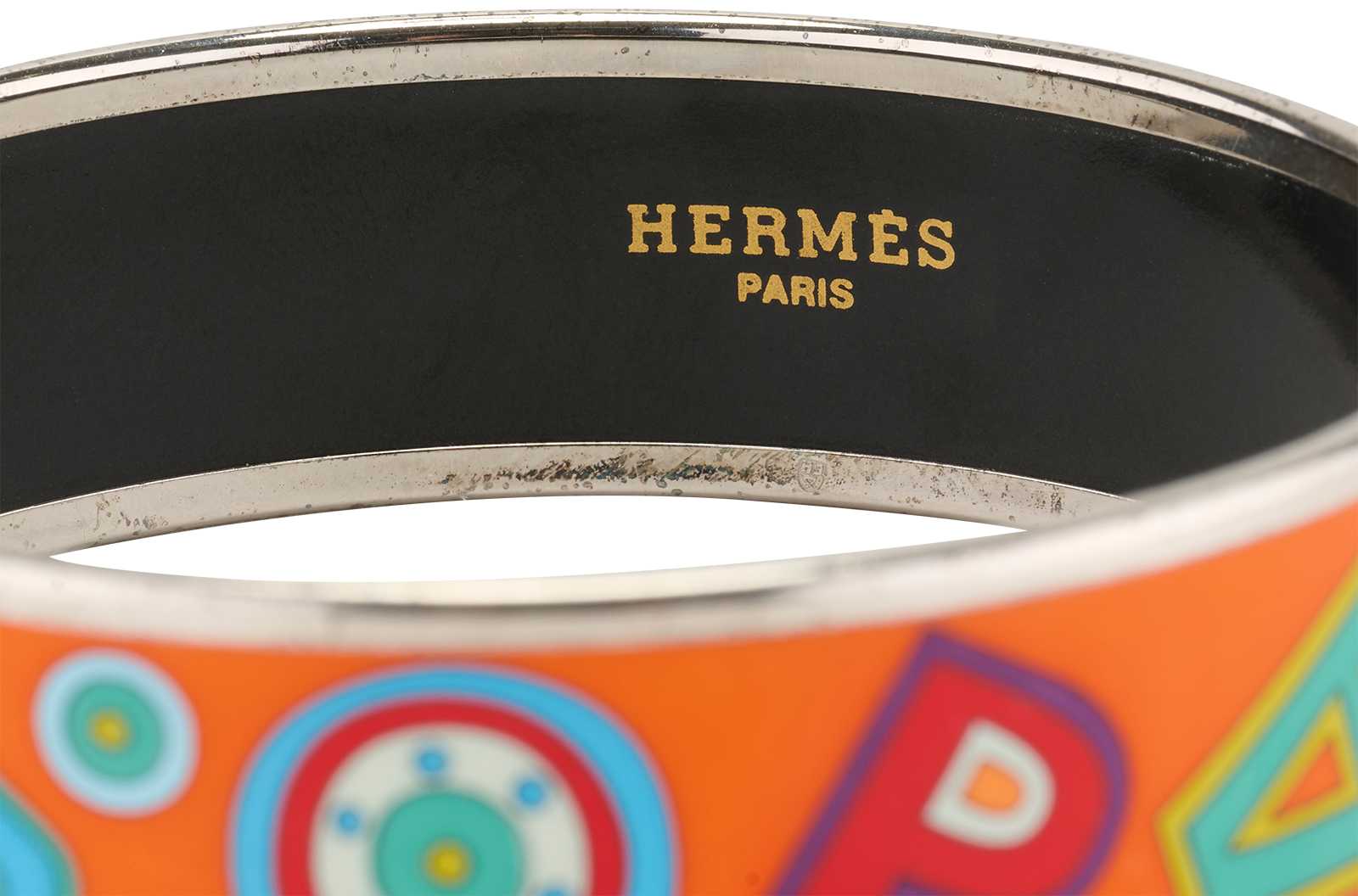 Hermes Tohu Bohu Bangles, &pound;150, Jewellery, Orange, Enamel Coated Ceramic, Other view