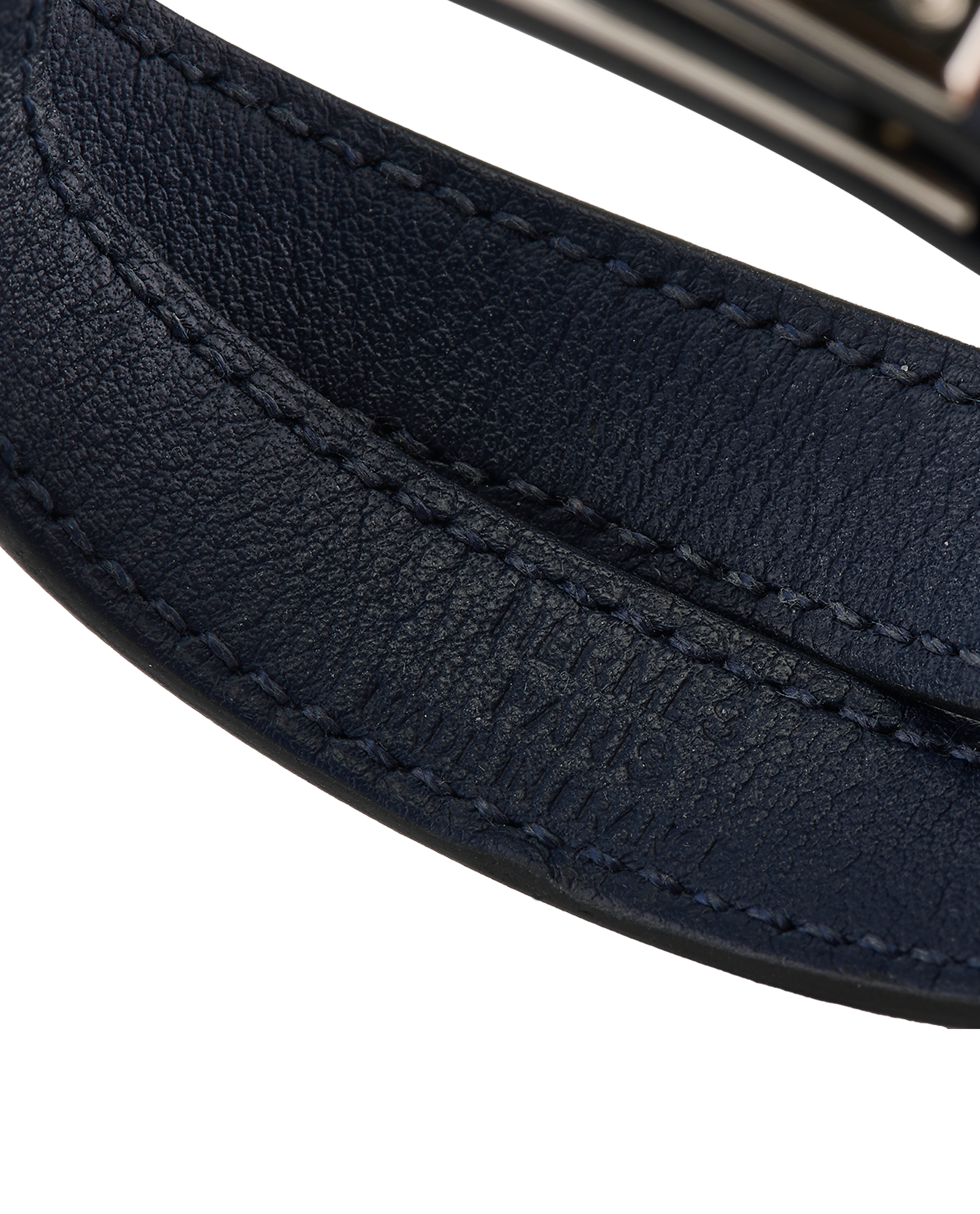 Hermes Kelly Double Tour Bracelet, &pound;180, Jewellery, Navy, Leather, Other view