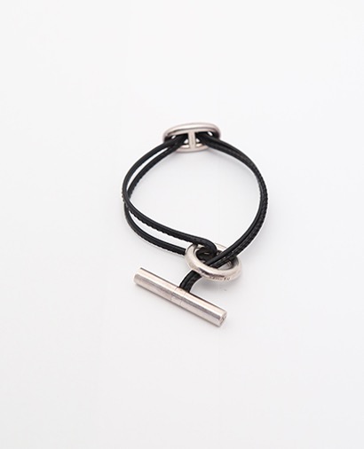 Hermes Black Skipper Bracelet, front view