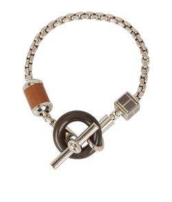 Hermes Meli-Melo Bracelet, Metal, Silver, DB/B, 3*