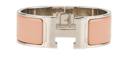 Hermes Clic Clac H, &pound;350, Jewellery, Pink, Brass, Front view