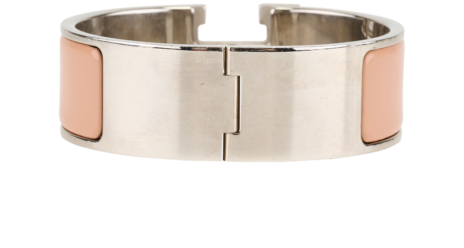 Hermes Clic Clac H, &pound;350, Jewellery, Pink, Brass, Back view