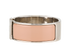 Hermes Clic Clac H, &pound;350, Jewellery, Pink, Brass, Bottom view