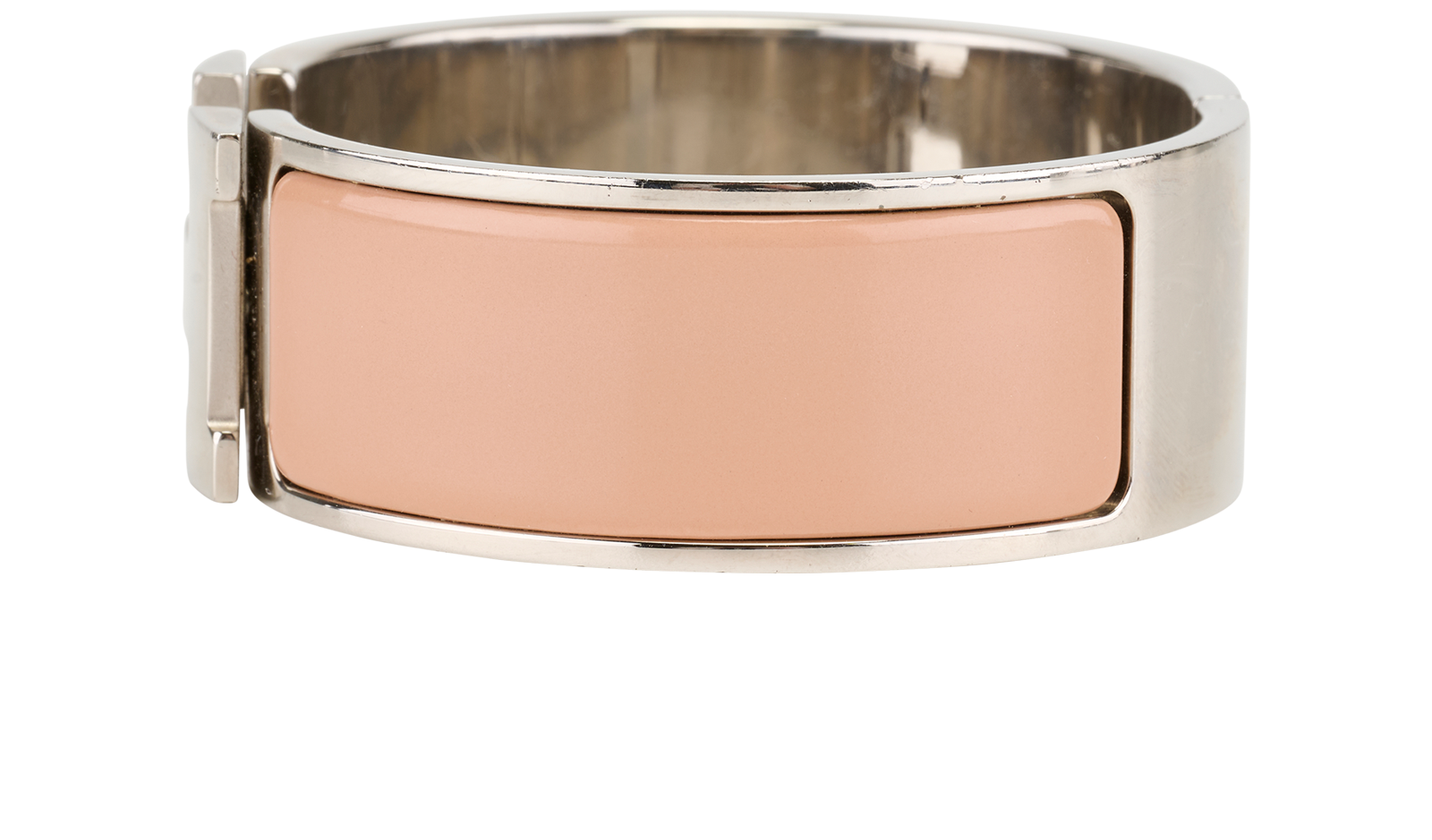 Hermes Clic Clac H, &pound;350, Jewellery, Pink, Brass, Bottom view