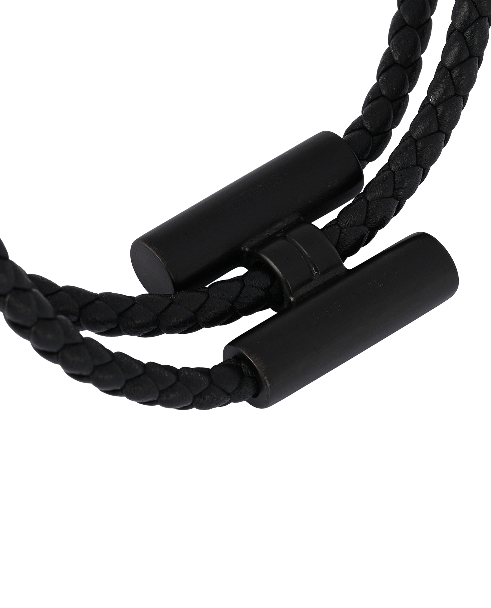 Hermes Tournis Tresse Bracelet, &pound;275, Jewellery, Black, Leather, Other view