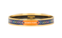 Hermes Chains Bangle, £150, Accessories, Blue/Gold/Orange, Brass/Enamel Coated Ceramic, Front view