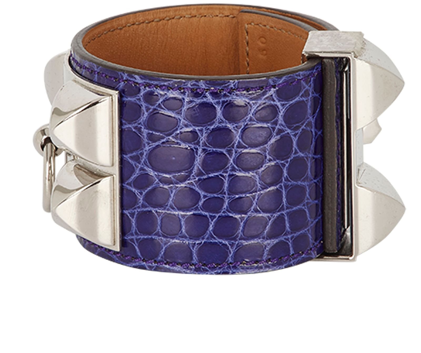 Hermès Collier de Chien Bracelet Epsom Gold Leather with Gold Hardware