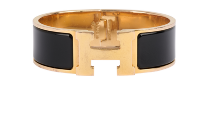 Hermes Wide Clic Clac H Bracelet, front view