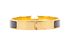 Hermès Click H Bracelet, £420, Jewellery, Black/Gold, Brass, Back view