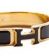 Hermès Click H Bracelet, £420, Jewellery, Black/Gold, Brass, Other view