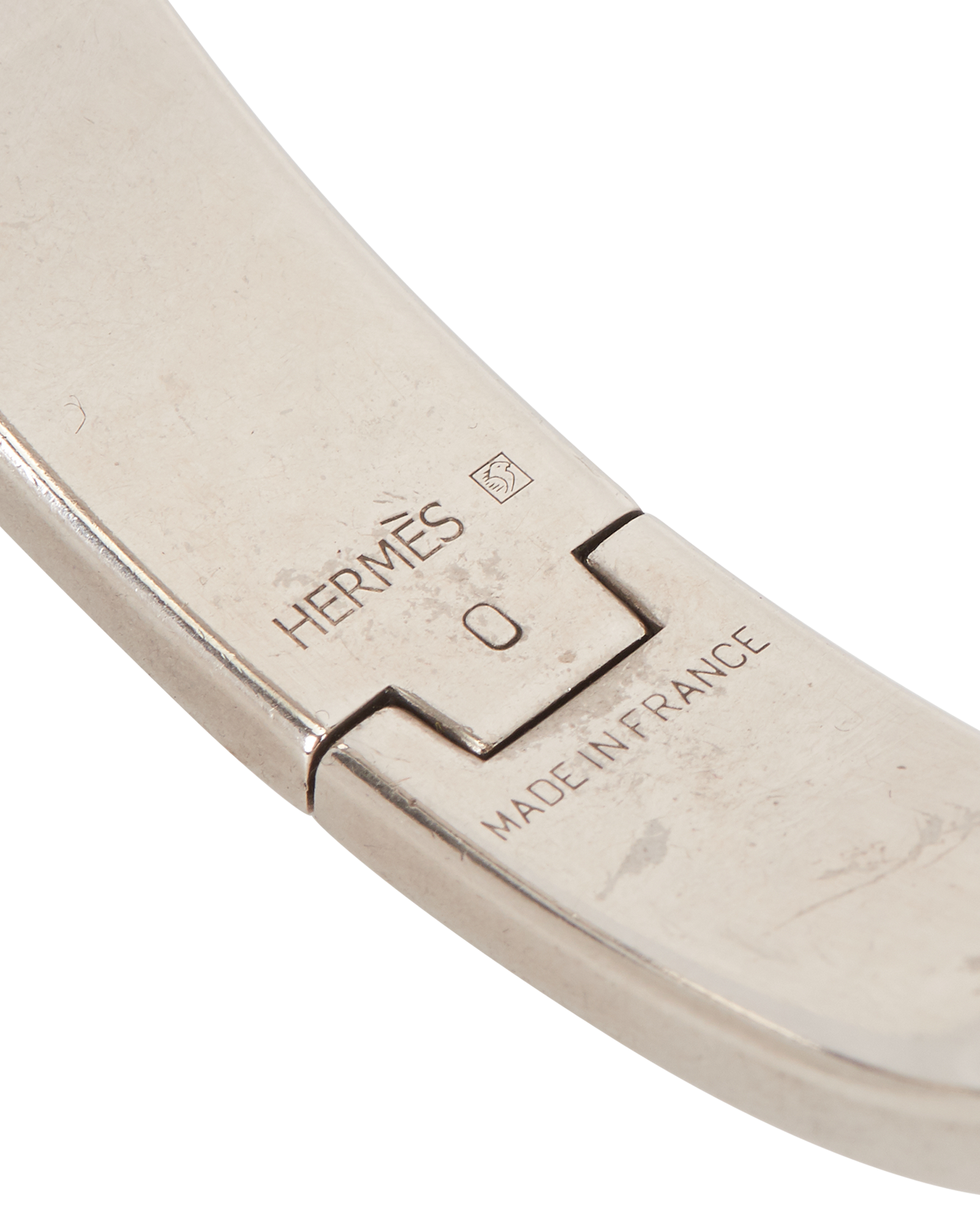 Hermes Clic H Bracelet, &pound;250, Jewellery, White, Brass/Enamel Coated Ceramic, Other view