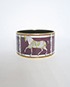 Extra Wide Horse Riding Motif Bangle, back view
