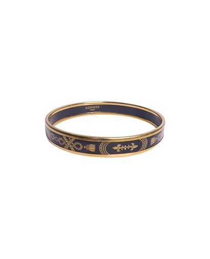 Hermes Vintage Regency Horse Rope Bangle, front view