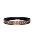 Hermes Thin Printed Buckle Bangle, front view