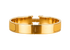 Hermes Clic H Bracelet, &pound;375, Accessories, Gold/Yellow, Brass, Back view