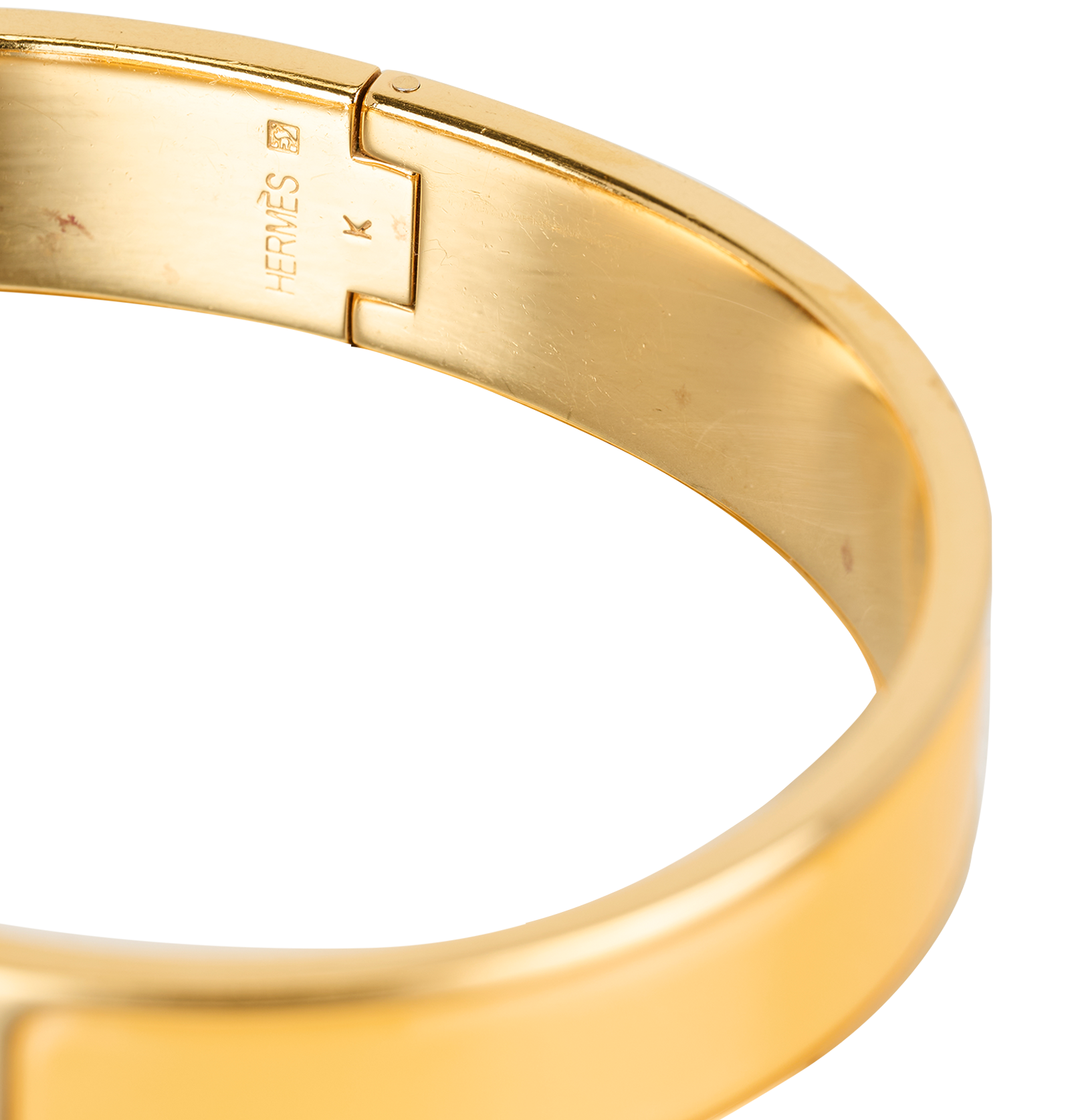 Hermes Clic H Bracelet, &pound;375, Accessories, Gold/Yellow, Brass, Other view