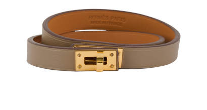 Hermes Mini Kelly Double Tour Bracelet, front view