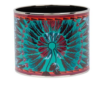 Hermès XL Wide Native Feather Bangle, front view