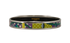 Hermes Printed Bangle, &pound;220, Jewellery, Silver, Brass/Enamel Coated Ceramic, Front view