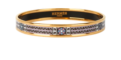 Hermes Grand Apparat Bangle, Brass, Gold, 2*