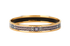 Hermes Grand Apparat Bangle, £175, Jewellery, Gold, Brass, Back view