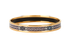 Hermes Grand Apparat Bangle, £175, Jewellery, Gold, Brass, Side view