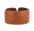 Hermes Wide Cuff, &pound;220, Jewellery, Brown, Leather, Front view