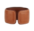 Hermes Wide Cuff, &pound;220, Jewellery, Brown, Leather, Back view