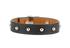 Hermes Mini Dog Clous Ronds Bracelet, &pound;250, Jewellery, Black, Leather, Back view