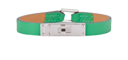 Hermes Micro Kelly Bracelet, Leather, Green, [R] (2014), Sz S, DB, 3*