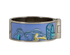 Hermes Printed Wide Bangle, &pound;350, Jewellery, Blue, Brass/Enamel Coated Ceramic, Side view