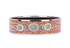 Hermès Wide Floral Print Bangle, front view